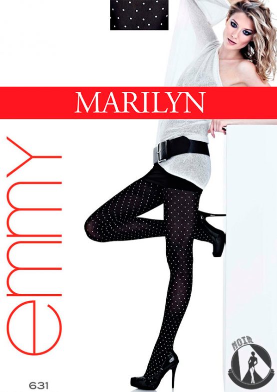 Колготки в горошек женские Marilyn Emmy 631